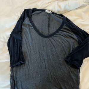 James Perse size 3/4 sleeve t-shirt